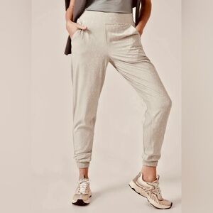 Athleta Light Beige Joggers